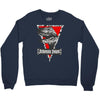 jurassic park raptor natural Crewneck Sweatshirt