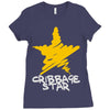 cribbage star Ladies Fitted T-Shirt