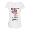 trashy and sassy Maternity Scoop Neck T-shirt