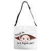 August Peeking Out Baby Boy Adjustable Strap Totes