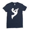 fun ghost Ladies Fitted T-Shirt