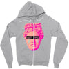 not sad Zipper Hoodie