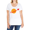 Lego Space Vintage Ladies Curvy T-Shirt