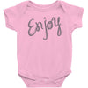 cute enjoy Baby Bodysuit