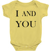 i and you Baby Bodysuit