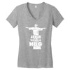 jesus wants a hug Women's V-Neck T-Shirt