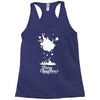 christmas icons with snow Racerback Tank