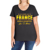 World Champion France 2018 Les Blues Ladies Curvy T-Shirt