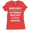 March Girls Ladies Fitted T-Shirt