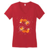 space fox Women's V-Neck T-Shirt