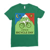 Bicycle Day t-shirt   1943 vintage (albert hofmann lsd) Ladies Fitted T-Shirt