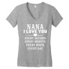 I Love You Nana Women's V-Neck T-Shirt