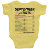 September Girl Facts Libra Baby Onesie