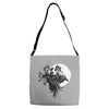 ride the raven Adjustable Strap Totes