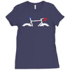tour de france new 2015 logo Ladies Fitted T-Shirt
