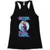 sister of the birthday girl Racerback Tank