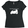 only smarties have the answer'   funny Women's Triblend Scoop T-shirt