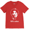 100% cotton V-Neck Tee