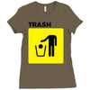 trash Ladies Fitted T-Shirt