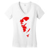 hellboy comic superhero cool Women's V-Neck T-Shirt