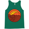 sunset circle Tank Top