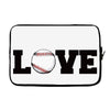 love baseball Laptop sleeve