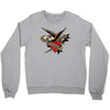sailor jerry tattoo art military mermaid Crewneck Sweatshirt
