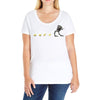 chicken xing Ladies Curvy T-Shirt