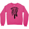 rock and roll Crewneck Sweatshirt