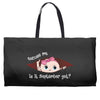 September Peeking Out Baby Girl Weekender Totes