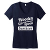 wooden spoon survivor Women's V-Neck T-Shirt