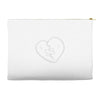 heart celtic Accessory Pouches