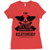 I Am Actually In A Very Commited Relationship Ladies Fitted T-Shirt