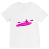 kayak chick V-Neck Tee