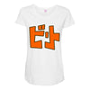 beat jet grind radio japan Maternity Scoop Neck T-shirt