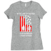 if the land of the free Ladies Fitted T-Shirt