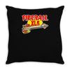 gildan fireball  ideal gift, birthday present Throw Pillow