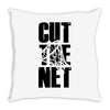 cut the net Throw Pillow