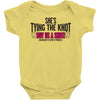 shes tying the knot buy us a shot Baby Onesie