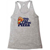 this girl loves pizza Racerback Tank