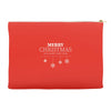 merry christmas and happy new year Accessory Pouches