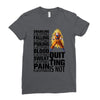 super saiyan quitting is not Ladies Fitted T-Shirt