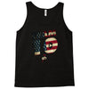 team 10 american flag Tank Top
