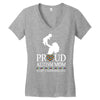 proud Autism  mom Women's V-Neck T-Shirt