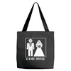 wedding funny game over Tote Bags