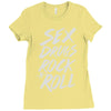 sex drugs rock n roll Ladies Fitted T-Shirt