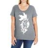 hellboy Ladies Curvy T-Shirt