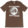 my dachshund rides shotgun T-Shirt