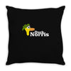 duck norris Throw Pillow
