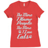 i love cats girls Ladies Fitted T-Shirt